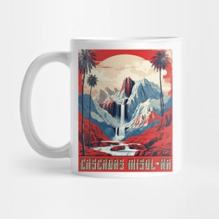 Cascadas Misolha Mexico Vintage Poster Tourism Mug